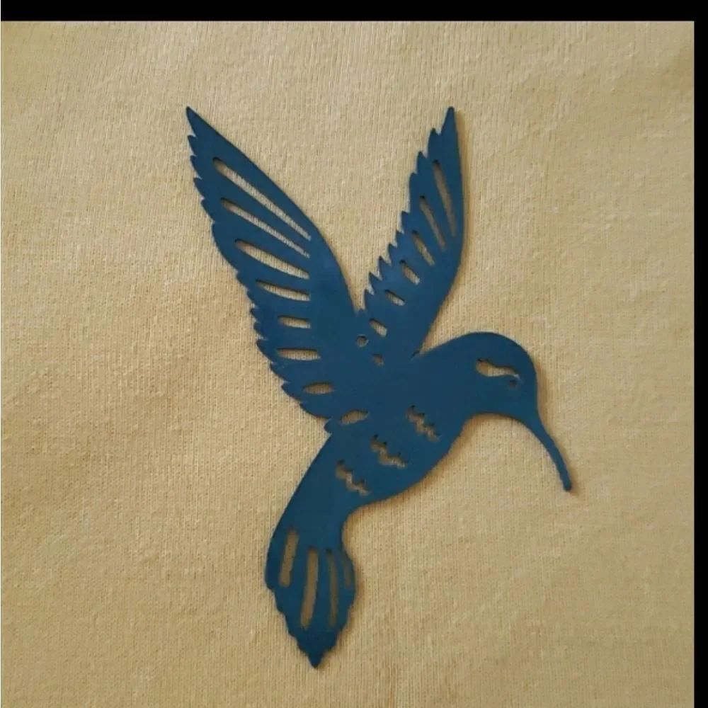 Metal Hummingbird Wall Decor - Picture 11 of 12